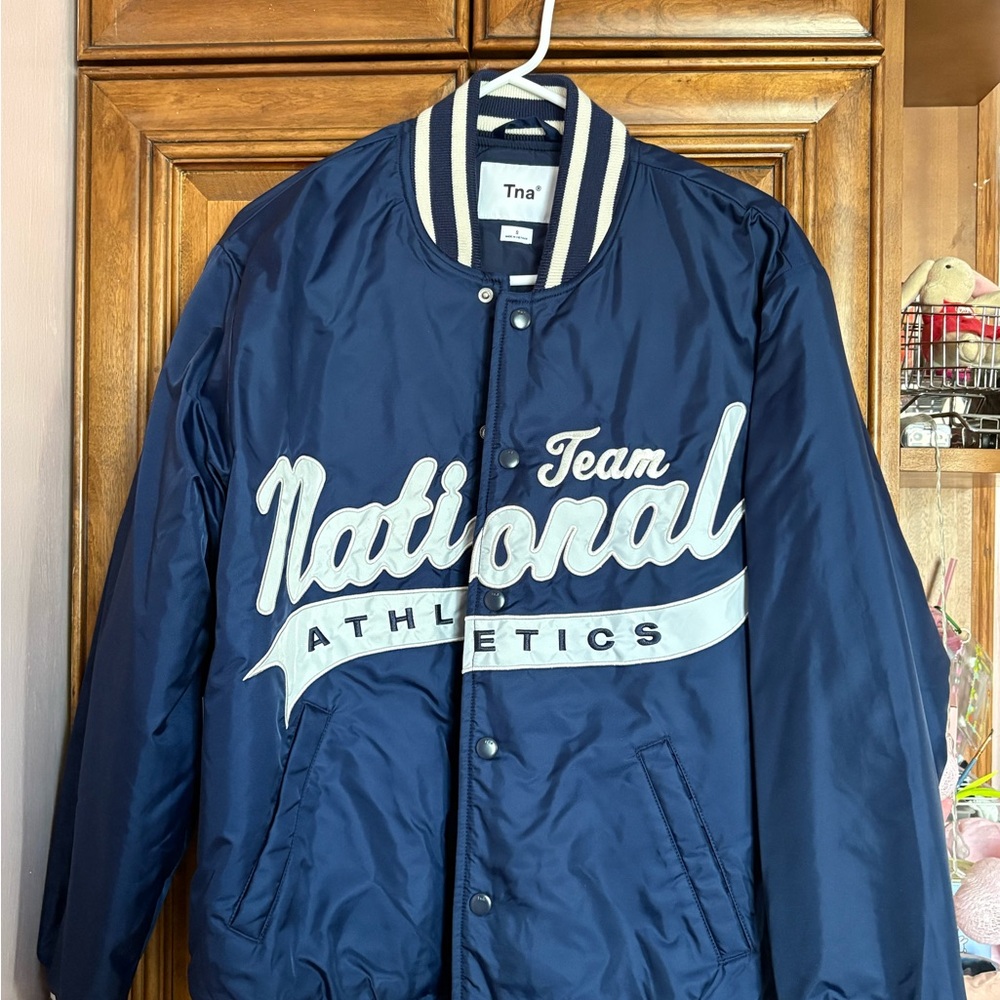 TNA navy stadium jacket
